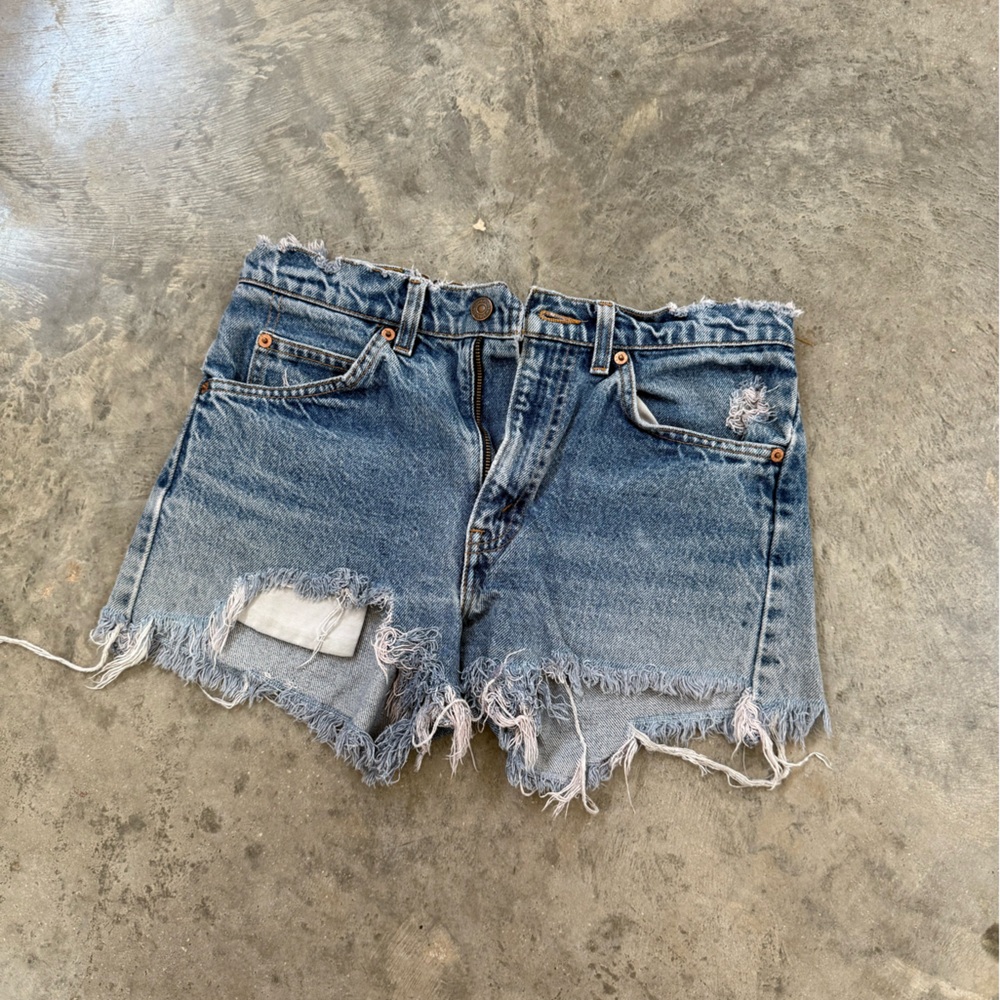 Urban Renewal Levi’s Distressed Jean Shorts
